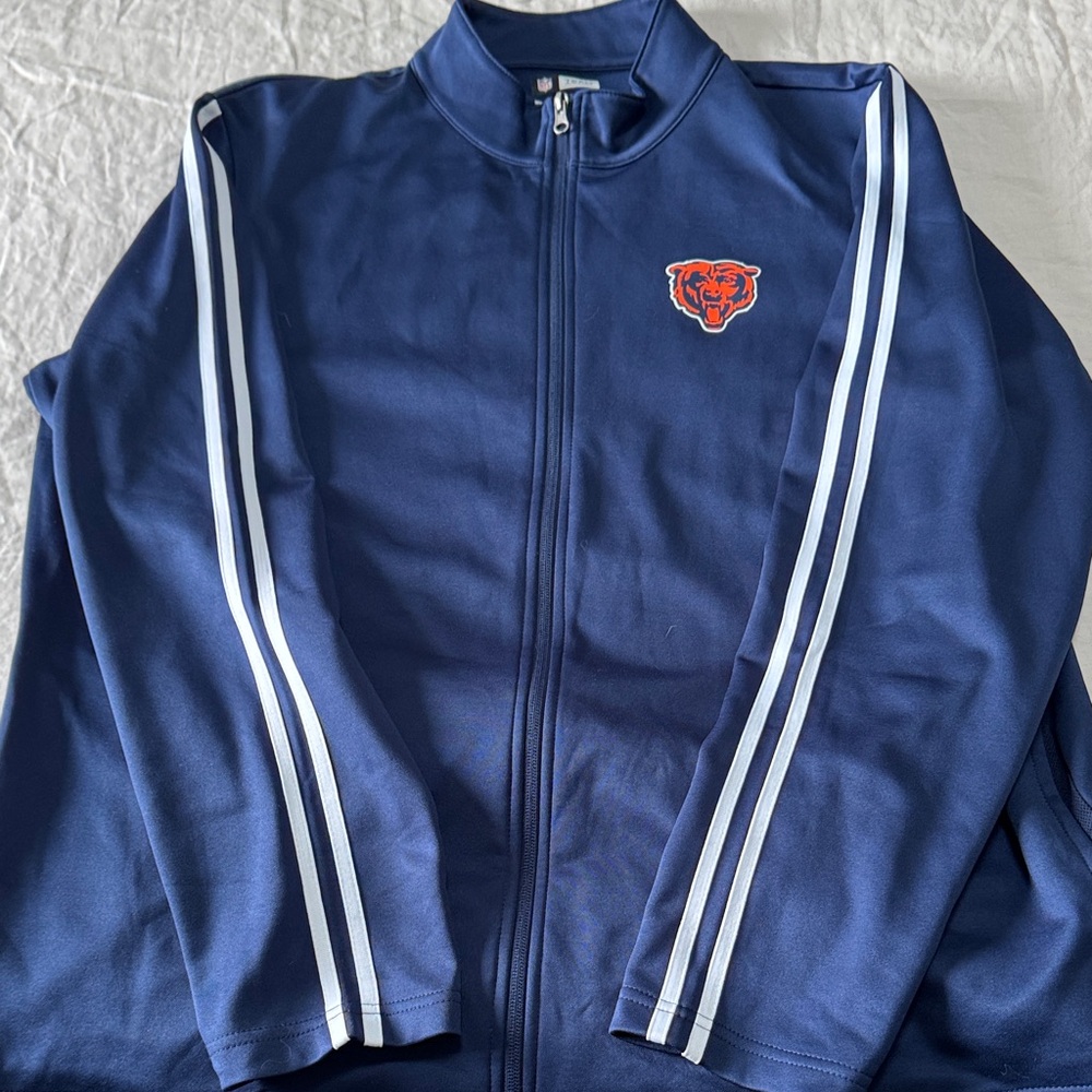 NFL Blue Bomber Jacket with Logo